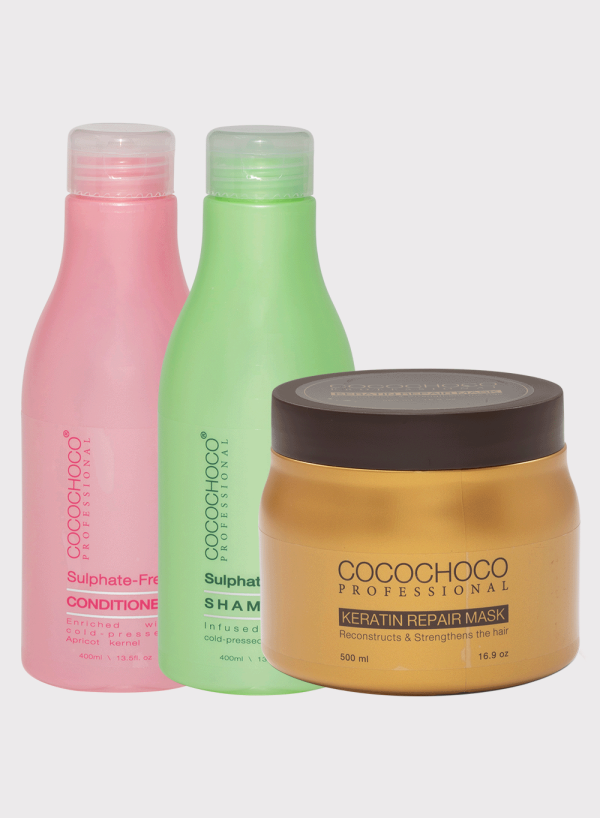 SF Shampoo and Conditioner with Keratin Repair Mask 500ml