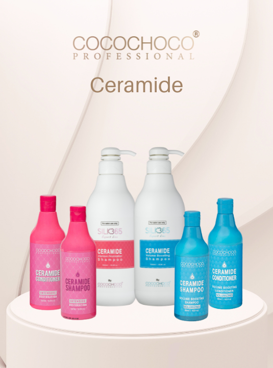 Ceramide shampoos and conditioners